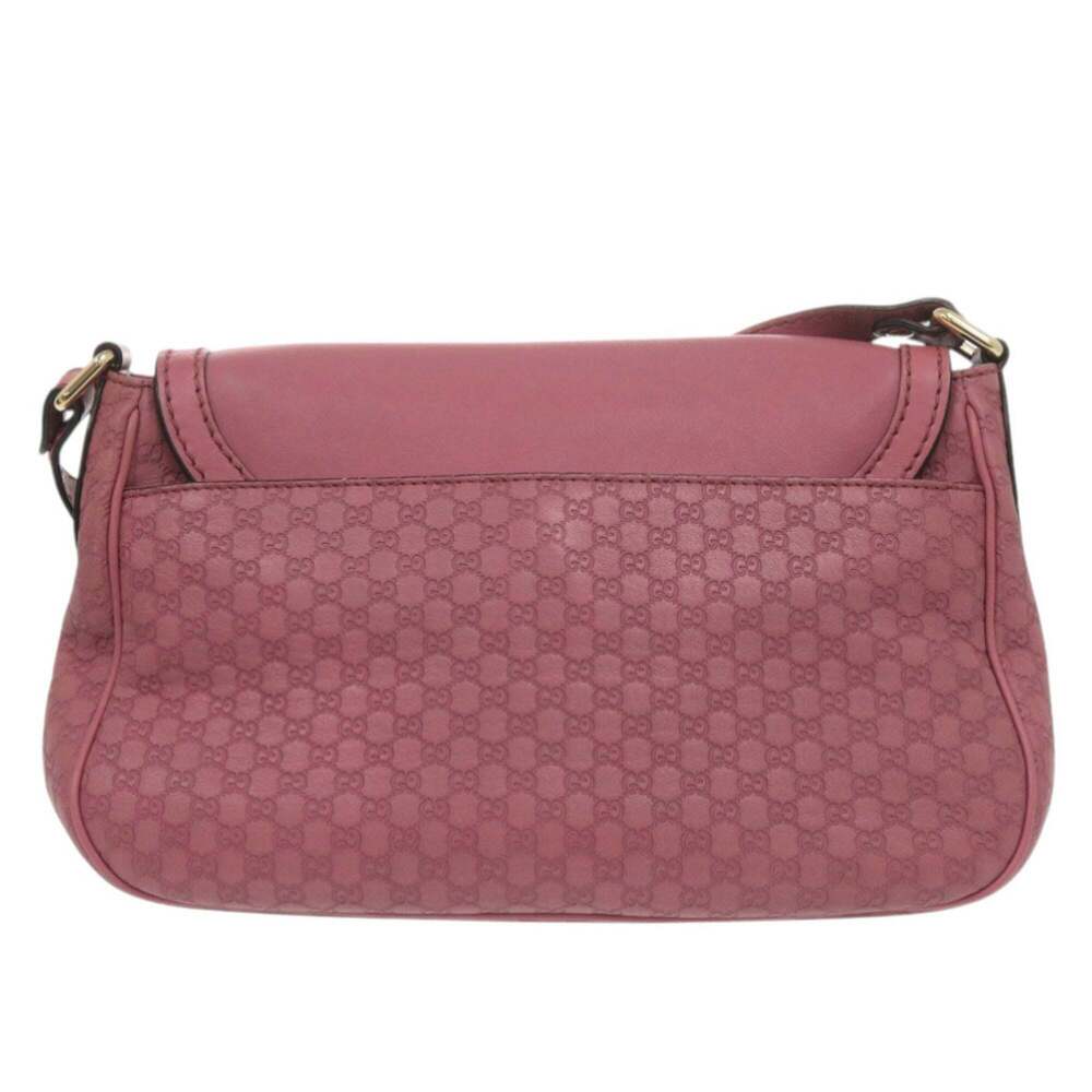 GUCCI Authentic Pink Leather Shoulder Bag - Picture 3 of 9